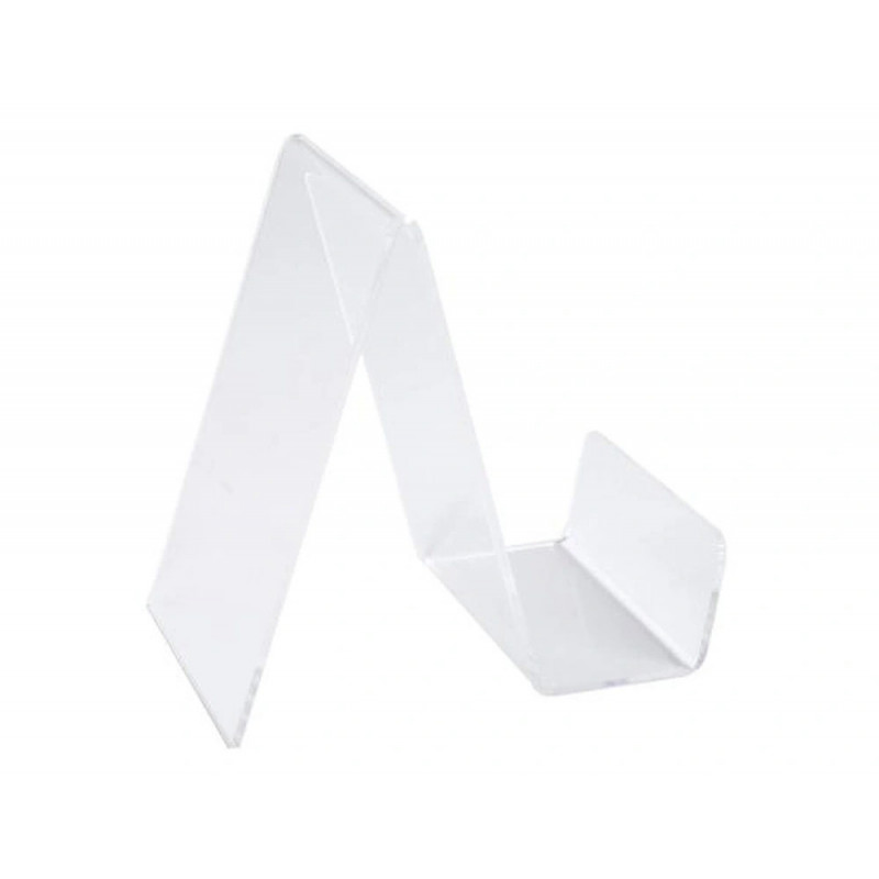 Chevalet exacompta support d'objet acrylique taille s coloris cristal