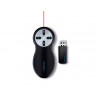 Télécommande présentation pointeur laser ergonomique sans fil usb rayon 20m 4 commandes plug&play inclus 2 piles aaa