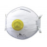 Demi-masque deltaplus jetable m1200v fibre synthétique non tissée moule ffp2 lanières élastique valve boite de 10