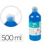 Gouache doigt liderpapel liquide lavable base eau coloris bleu flacon de 125ml