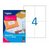 Étiquette adhésive apli agipa imprimante laser copieur 105x148.5mm boîte 400 unités