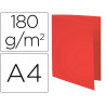 Chemise exacompta carte semi rigide forever recyclée 240x320mm 180g coloris rouge lot 100 unités