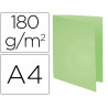 Chemise exacompta forever carte semi rigide recyclée 240x320mm 180g coloris vert lot 100 unités