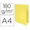Chemise exacompta forever carte semi rigide recyclée 240x320mm 180g coloris jaune lot 100 unités