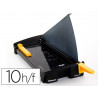 Cisaille fellowes stellar a4 capacité coupe 20f presse manuelle protection safecut coupe rabattable 127x374x603mm