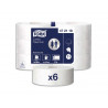 Papier toilette tork jumbo t1 rouleau maxi 360m 9,4cmlarge mandrin 6cm double épaisseur feuille laurier ecolabel pack 6u