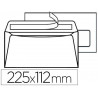 Enveloppe gpv dl+ 112x225mm 90g adhésive fermeture rapide sécurisée définitive fenêtre 45x100mm blanche boîte 500 unités