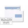 Enveloppe gpv c5 162x229mm 90g adhésive fermeture rapide sécurisée définitive fenêtre 45x100mm blanche boîte 100 unités