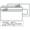 Enveloppe gpv dl+ 112x225mm 90g adhésive fermeture rapide sécurisée définitive fenêtre 45x100mm blanche boîte 100 unités
