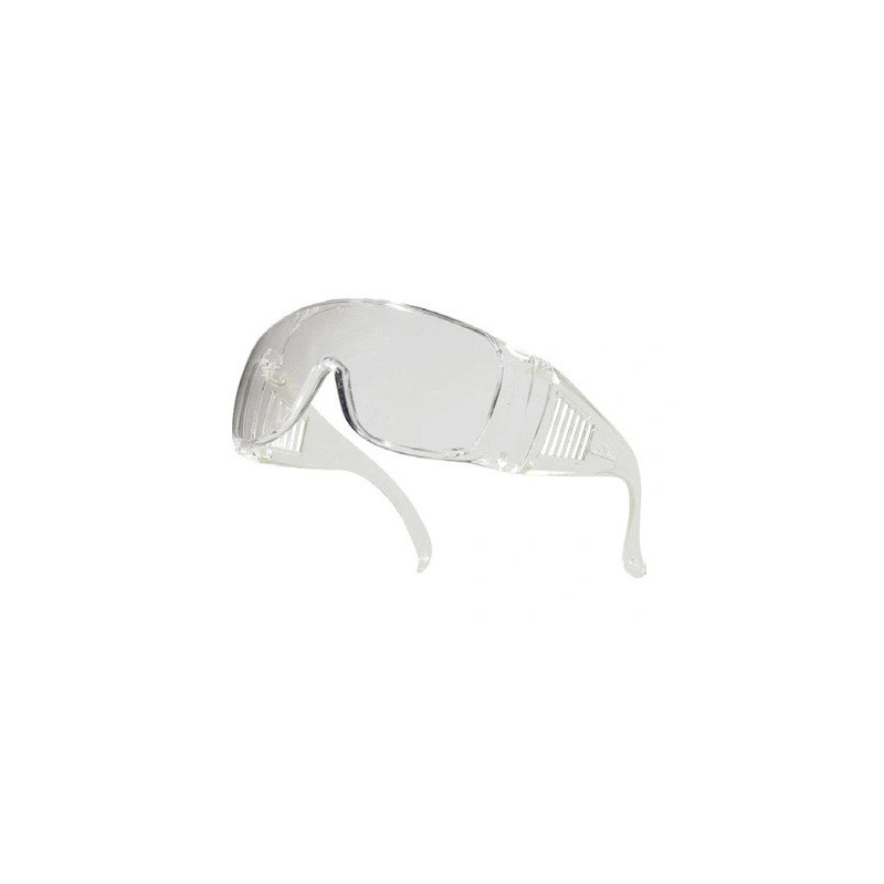 Lunettes visiteur deltaplus piton polycarbonate monobloc uv400 incolore