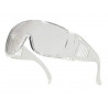 Lunettes visiteur deltaplus piton polycarbonate monobloc uv400 incolore