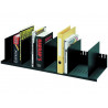 Trieur paperflow 10 séparateurs amovibles 210x275x802mm coloris noir