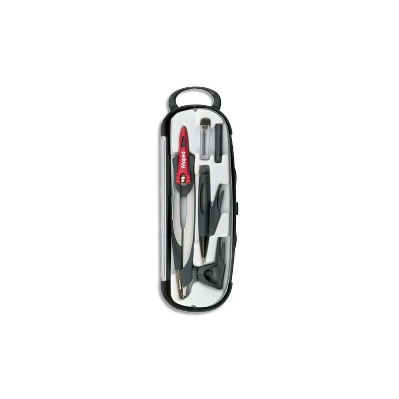 MAPED Coffret 5 pièces compas Stop system