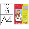 Papier transfert apli agipa pour t-shirt textile base coton feuille a4 imprimable jet d'encre résiste lavage pack 10u