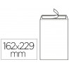 Pochette gpv économique adhésive vélin blanc 90g c5 162x229mm sachet 25 unités