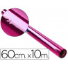Papier cellophane liderpapel coloris rose rouleau 0.60x10m
