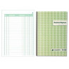 Manifold autocopiant exacompta recettes dépenses a4 210x297mm foliotage 50 duplis