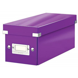 LEITZ Boîte de rangement pour CD Click&Store coloris WOW Violet 60410062