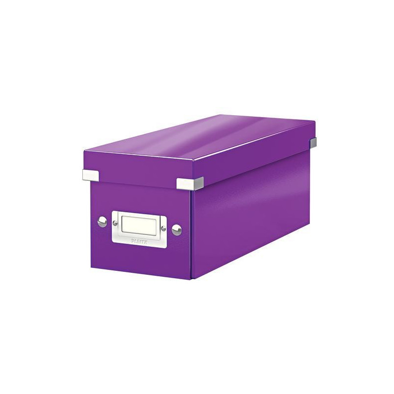 LEITZ Boîte de rangement pour CD Click&Store coloris WOW Violet 60410062