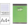 Cahier broché conquérant sept couverture offset a4+ 24x32cm 192 pages 70g 5x5mm