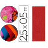 Papier crépon clairefontaine densité crêpage 60% 40g/m2 50cmx2.5m unicolore rouge pochette 10f