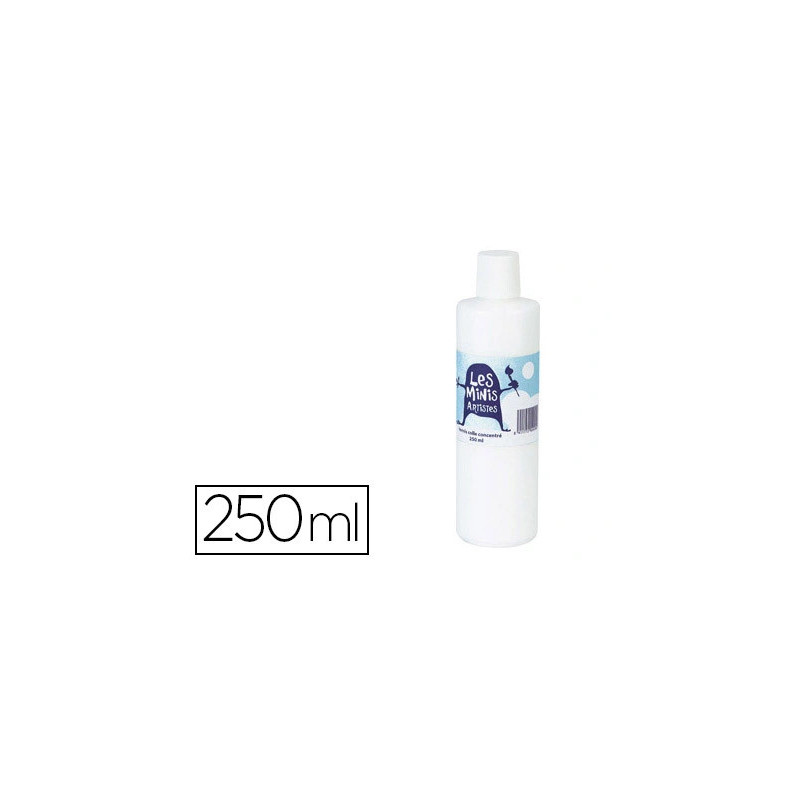 Colle vernis les minis artistes colle concentrée toutes techniques vernis collage spécialement serviette pot 250ml