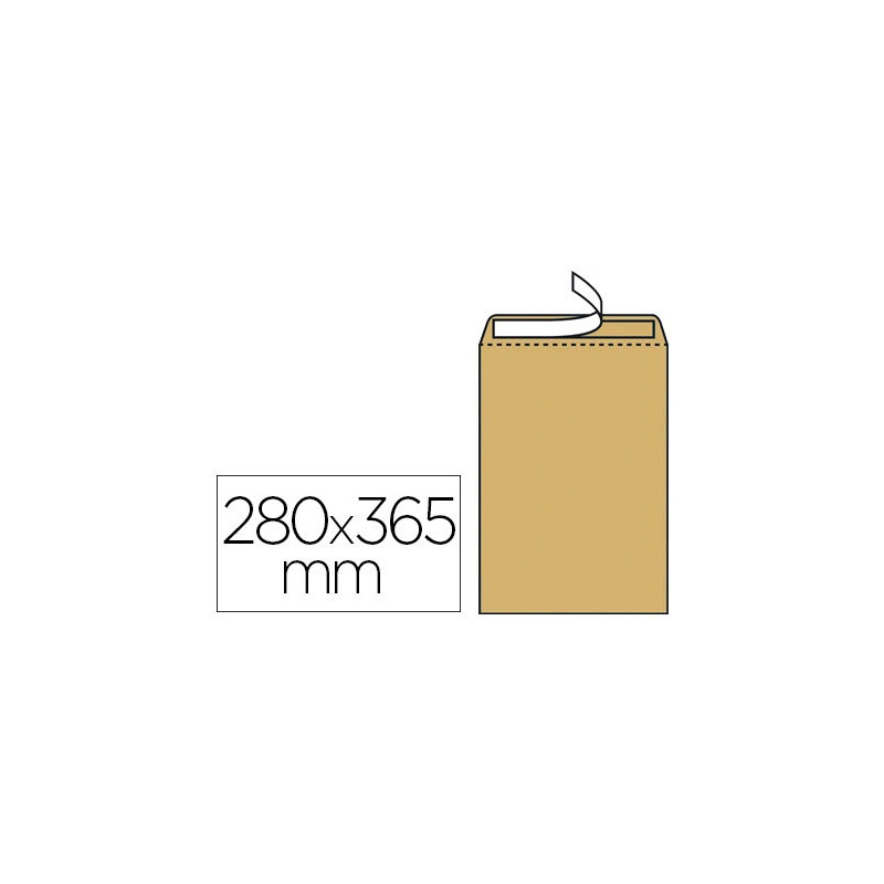 Pochette gpv kraft 120g 26 280x365mm soufflet 30mm anti-éclatement paquet 50 unités