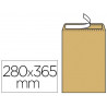 Pochette gpv kraft 120g 26 280x365mm soufflet 30mm anti-éclatement paquet 50 unités
