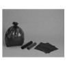 Sac poubelle polyéthylène basse densité renforcé 130l 60 microns coloris noir paquet 10 unités