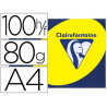 Papier couleur clairefontaine trophée personal paper pack a4 80g/m2 jaune fluorescent paquet 100 feuilles unicolores