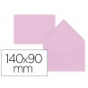 Enveloppe gpv élections c30 90x140mm 80g recyclable non gommée patte triangulaire coloris rose boîte 1000 unités