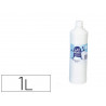 Gouache mini artistes économique ultra-lavable prête à l'emploi épaisse onctueuse coloris blanc flacon 1000ml