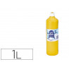 Gouache mini artistes économique ultra-lavable prête à l'emploi épaisse onctueuse coloris jaune flacon 1000ml