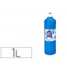 Gouache mini artistes économique ultra-lavable prête à l'emploi épaisse onctueuse coloris bleu flacon 1000ml