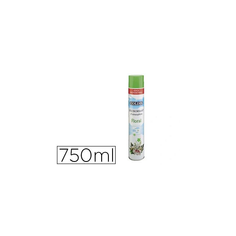 Désodorisant coldis usage professionnel parfum floral aérosol 750ml