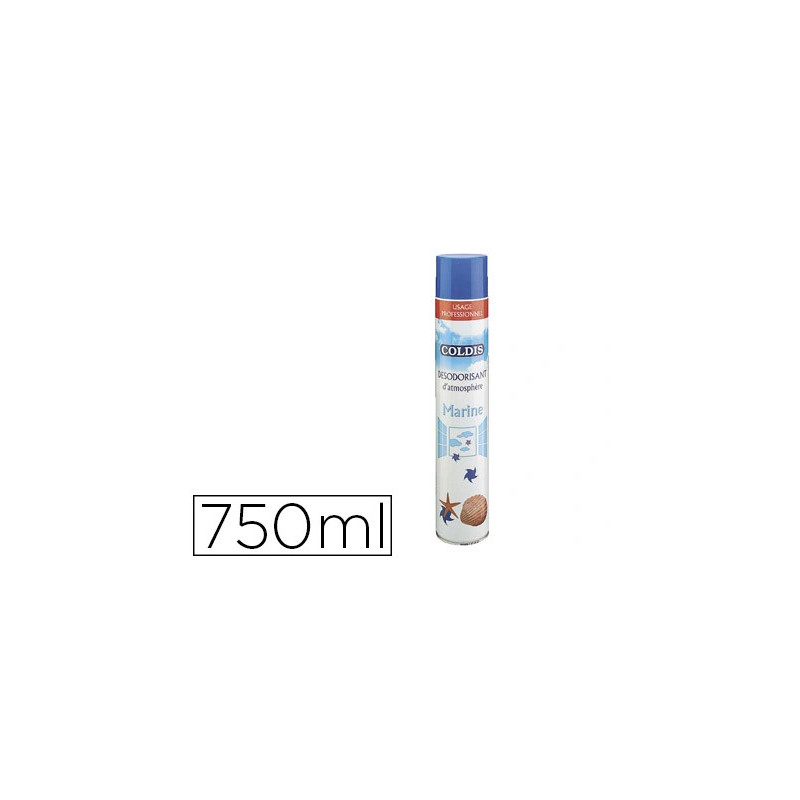 Désodorisant coldis usage professionnel parfum marine aérosol 750ml