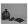 Sac poubelle polyéthylène basse densité renforcé 30l 30 microns coloris noir paquet 20 unités