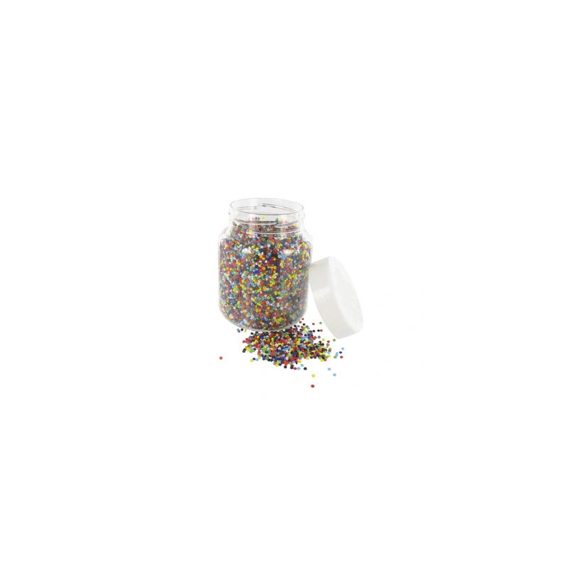 Perle rocaille opaque diamètre 3mm bocal 500g
