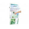 Corbeille murale cep 3 cases polystyrène ouverture préhension en v dimensions case 361x86x270mm cristal