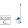 Ensemble seau balai us mini 10l 5l essoreur balai plat petites surfaces manche alu extensible en option