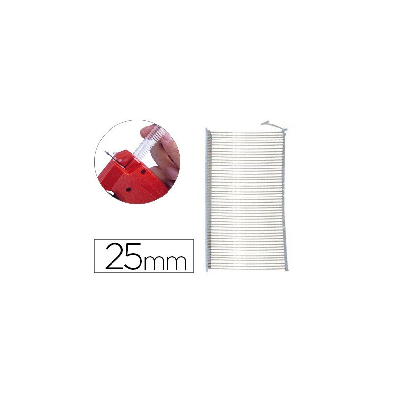 Attache textile apli agipa longueur 25 mm boîte 5000 unités