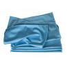 Lavette microfibre bleue spécial vitres résultat parfait sans traces paquet 5 unités