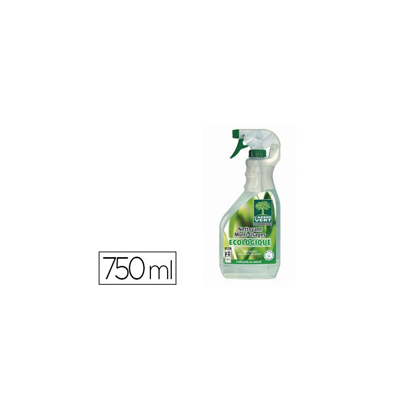 Nettoyant arbre vert multi surfaces parfum agrumes ecologique spray 740ml
