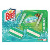Duo-bloc wc sol triple action anti-tartre nettoyant désodorisant fraîcheur forêt pins 2x40g