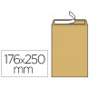 Pochette kraft gpv adhésive économique b5 176x250mm 85g sachet 25 unités