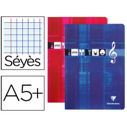 Cahier musique chant piqué...