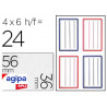 Étiquette adhésive apli agipa écolier 36x56mm pochette 24 unités