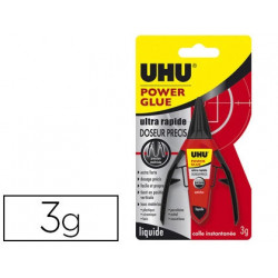 Colle rapide uhu power glue...