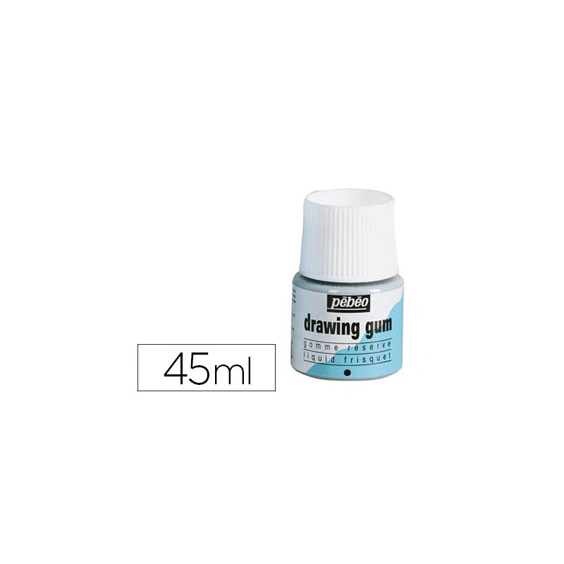 Gomme réserve pébéo drawing gum pelliculable flacon 45ml