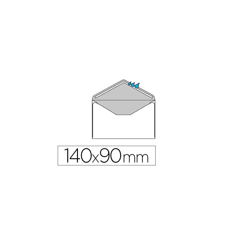 Enveloppe visite gpv saint louis papier vélin blanc 100g 90x140mm gommée coloris blanc coffret 100 unités
